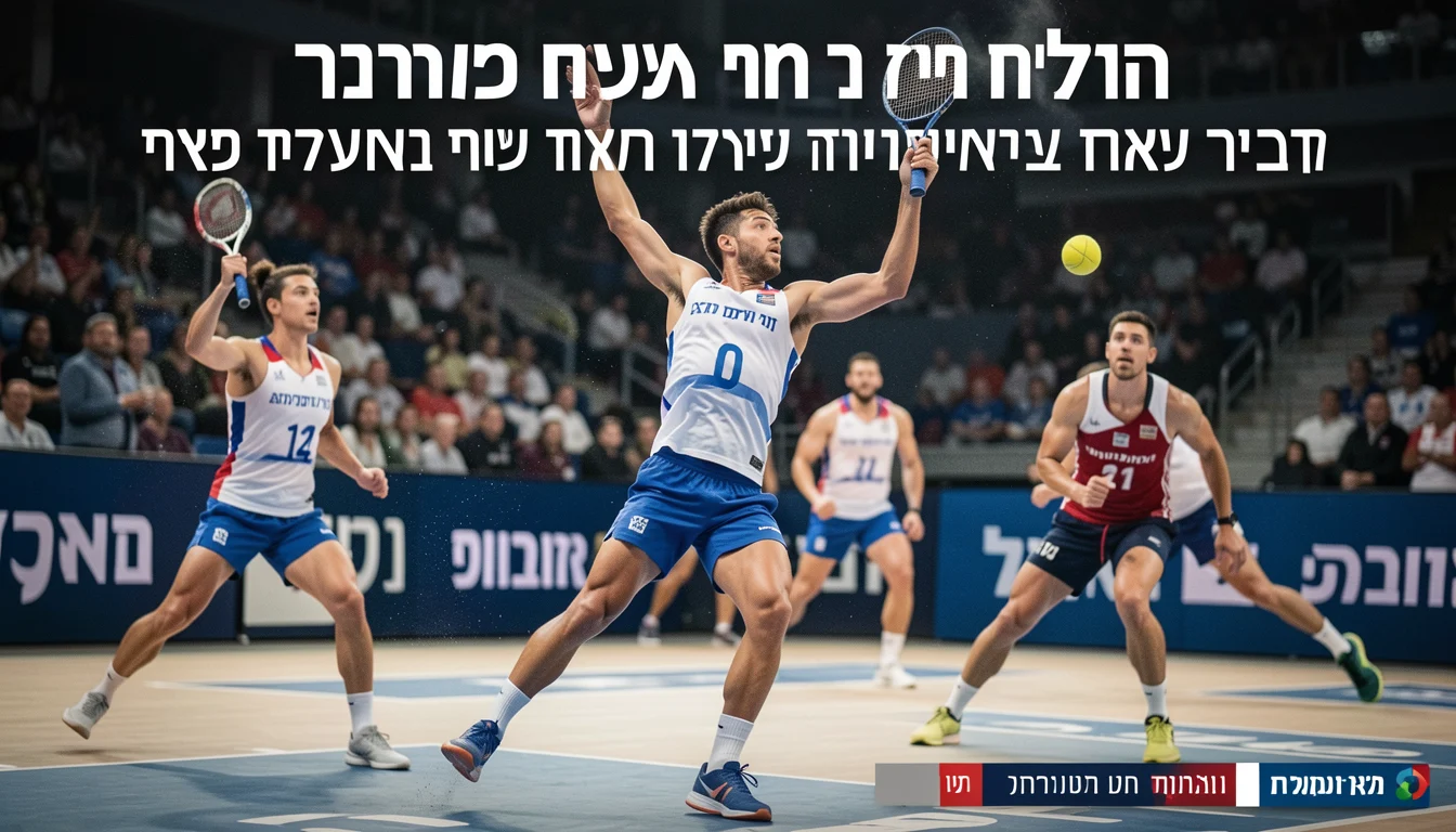 ישראל מניפה את הנקישה: איך הטניס הישראלי הפך לסיפור הצלחה שקט אך סוער